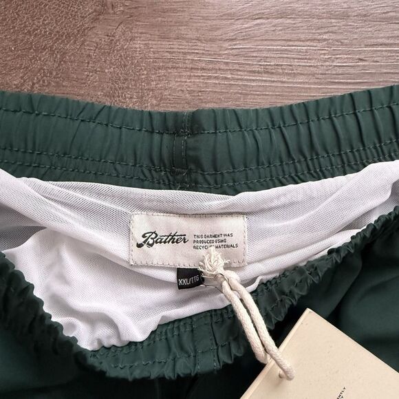 Bather SOLID PINE SWIM TRUNKS SHORTS Size XXL Green $95‎ - Picture 6 of 6